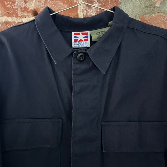 Propper Men's Navy Uniform BDU Chore Coat Field Shirt Jacket M 23x29 - Picture 1 of 6